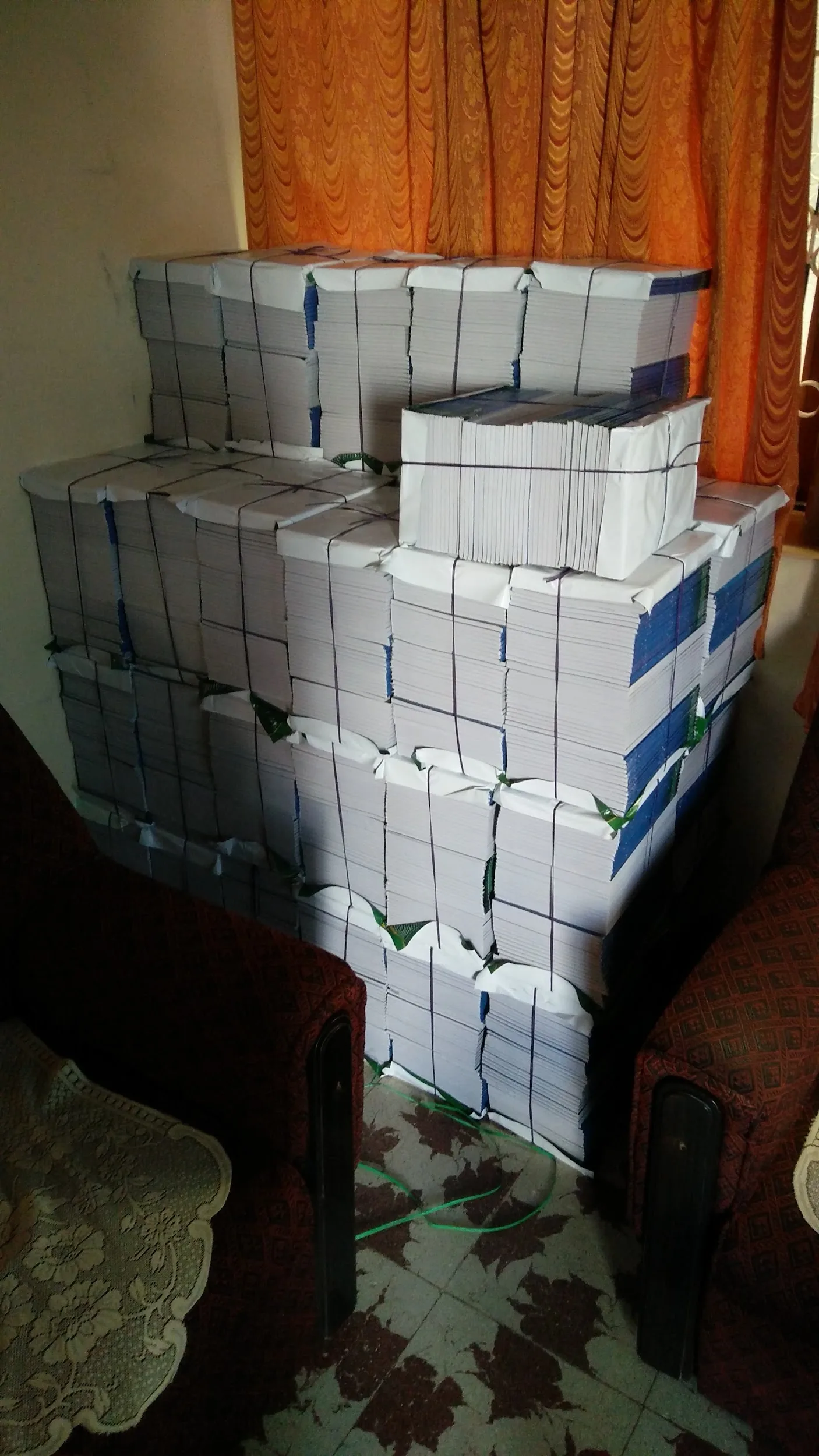 Photo: 2015 book drive: Rs 37,500