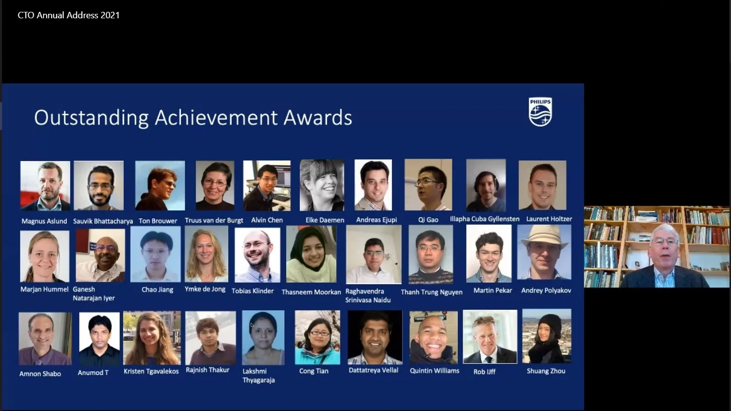 Certificate: CTO Outstanding Technical Achievement Award, one of about 30 worldwide