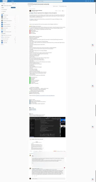 Document: Built an AI agent for regulated requirements